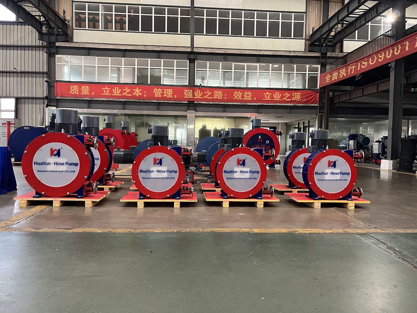 合肥華運(yùn)機(jī)械軟管泵發(fā)往巴西，助力當(dāng)?shù)匚鬯幚硖豳|(zhì)增效